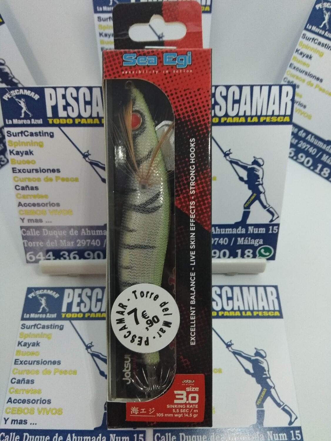 Señuelo Pajarito JATSUI SEAEGI 3.0 - c27 - 14,5g - jatsui