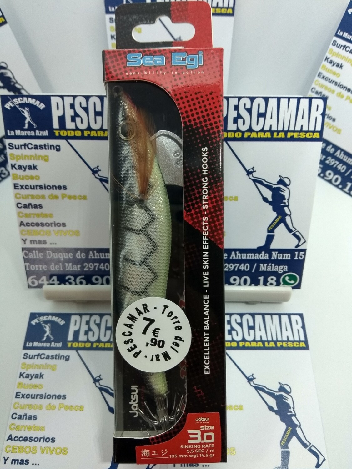Señuelo Pajarito JATSUI SEAEGI 3.0 - c32 - 14,5g - jatsui