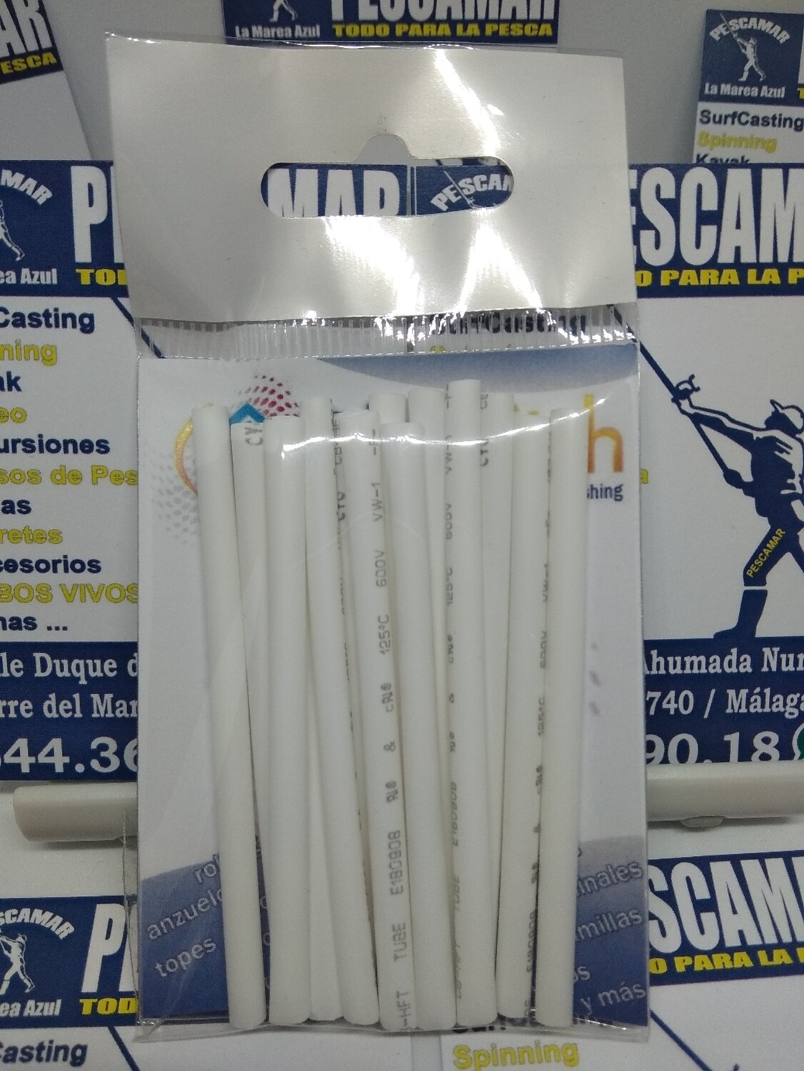 Tubo termoretractil 3.0/1.5mm - 1mt - blanco