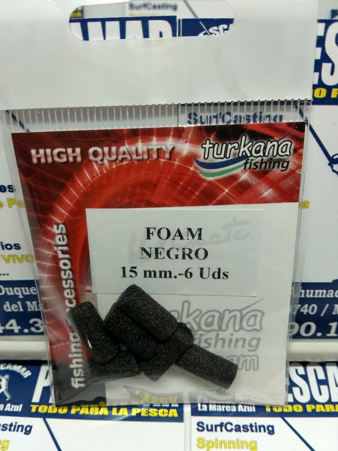 Perla flotante foam 15mm - 6unid - turkana