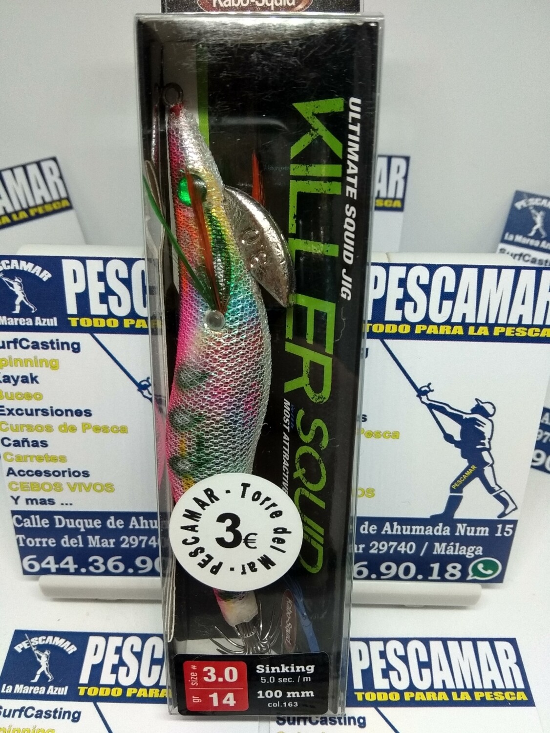 Señuelo pajarito killer 100mm - 3.0 - 14gr - plomada - color 163