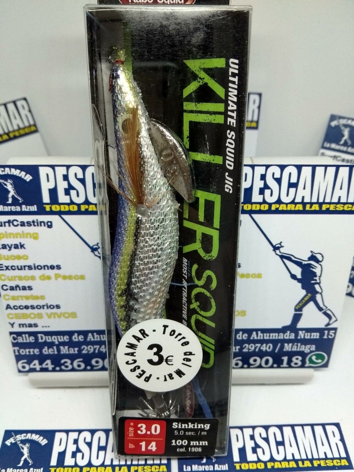 Señuelo pajarito killer 100mm - 3.0 - 14gr - plomada - color 1906