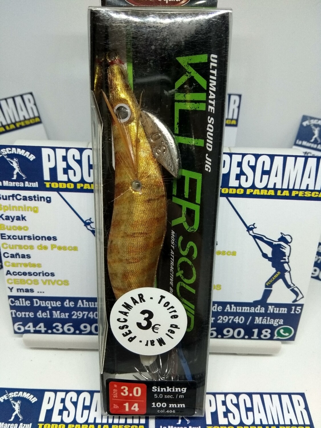 Señuelo pajarito killer 100mm - 3.0 - 14gr - plomada - color 406