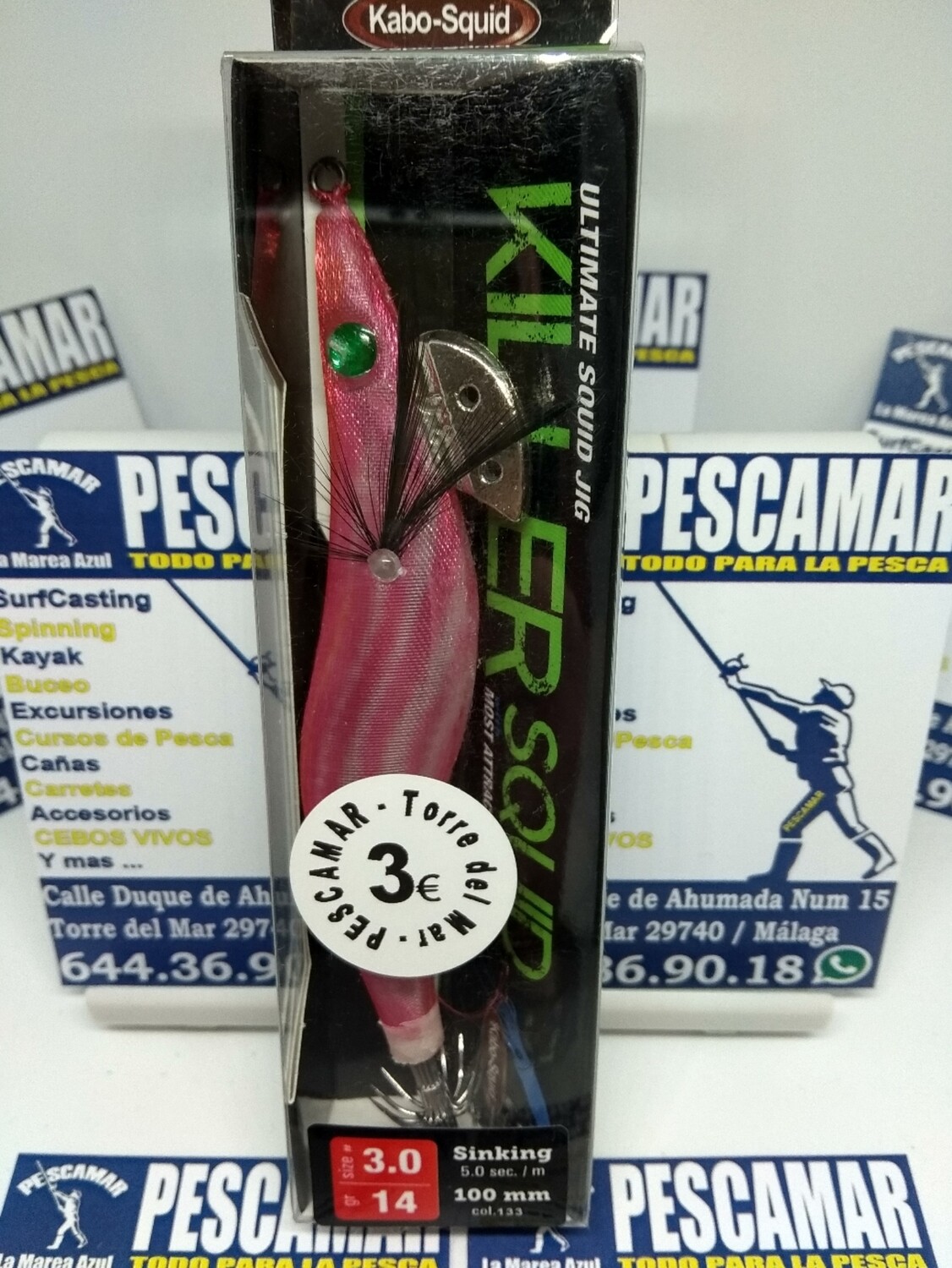 Señuelo pajarito killer 100mm - 3.0 - 14gr - plomada - color 133