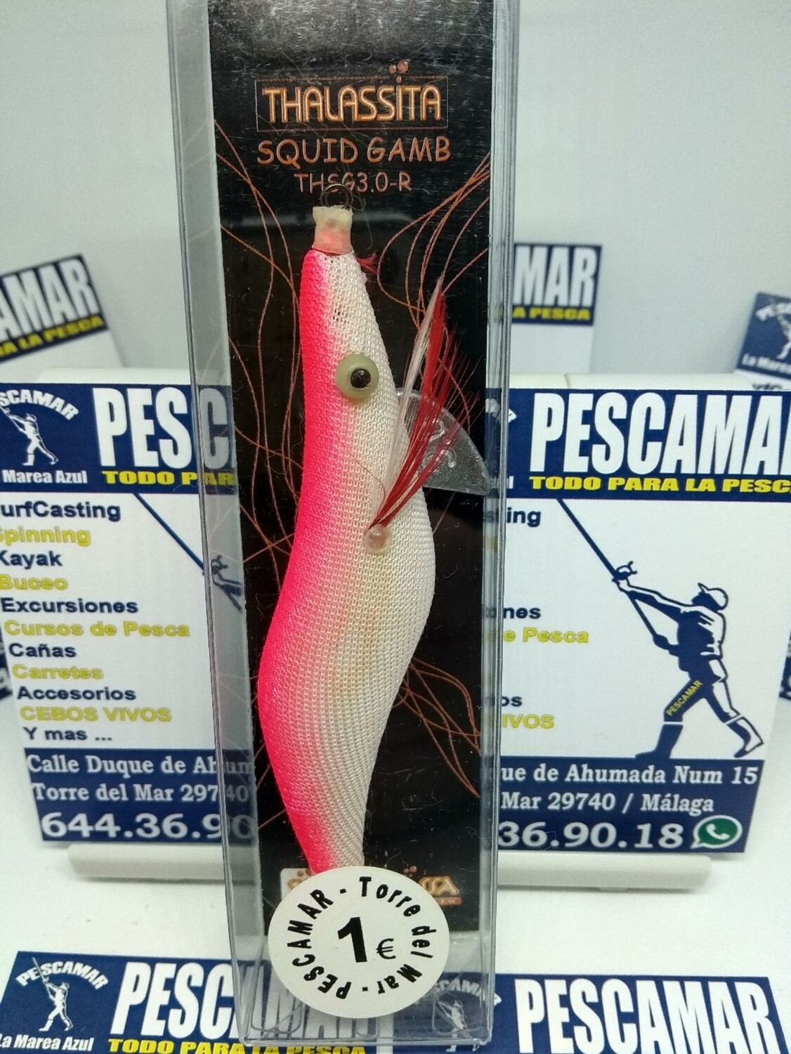 Señuelo pajarito thalassita 3.0 - plomada - luminosa
