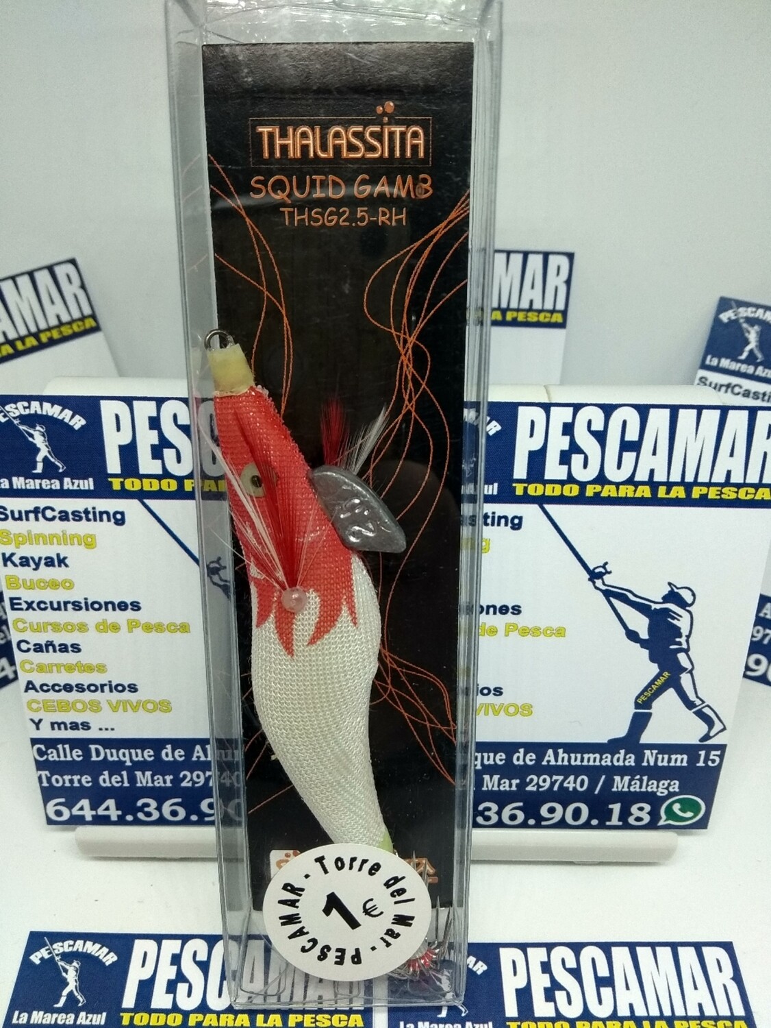 Señuelo pajarito thalassita 2.5 - plomada - luminosa