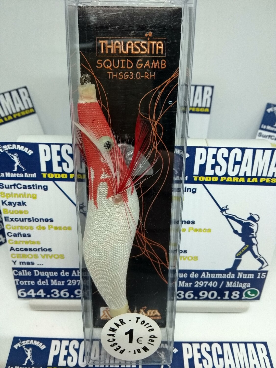 Señuelo pajarito thalassita 3.0 - plomada - luminosa