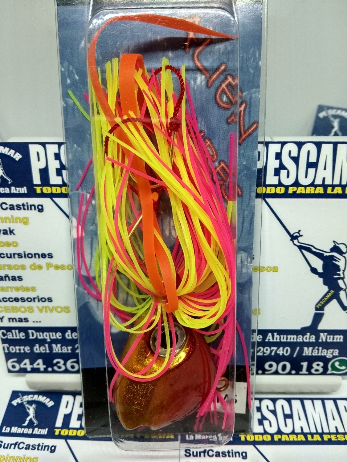 Jig Sepia Duraflot - 100gr - color golden red