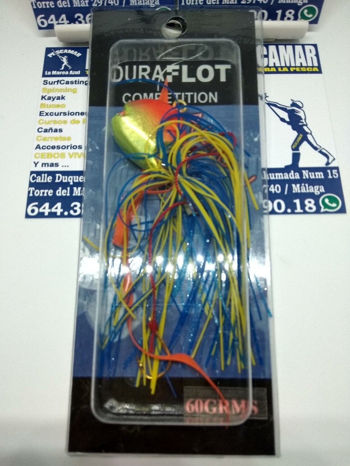 Jig Sepia Duraflot - 60gr - color golden red