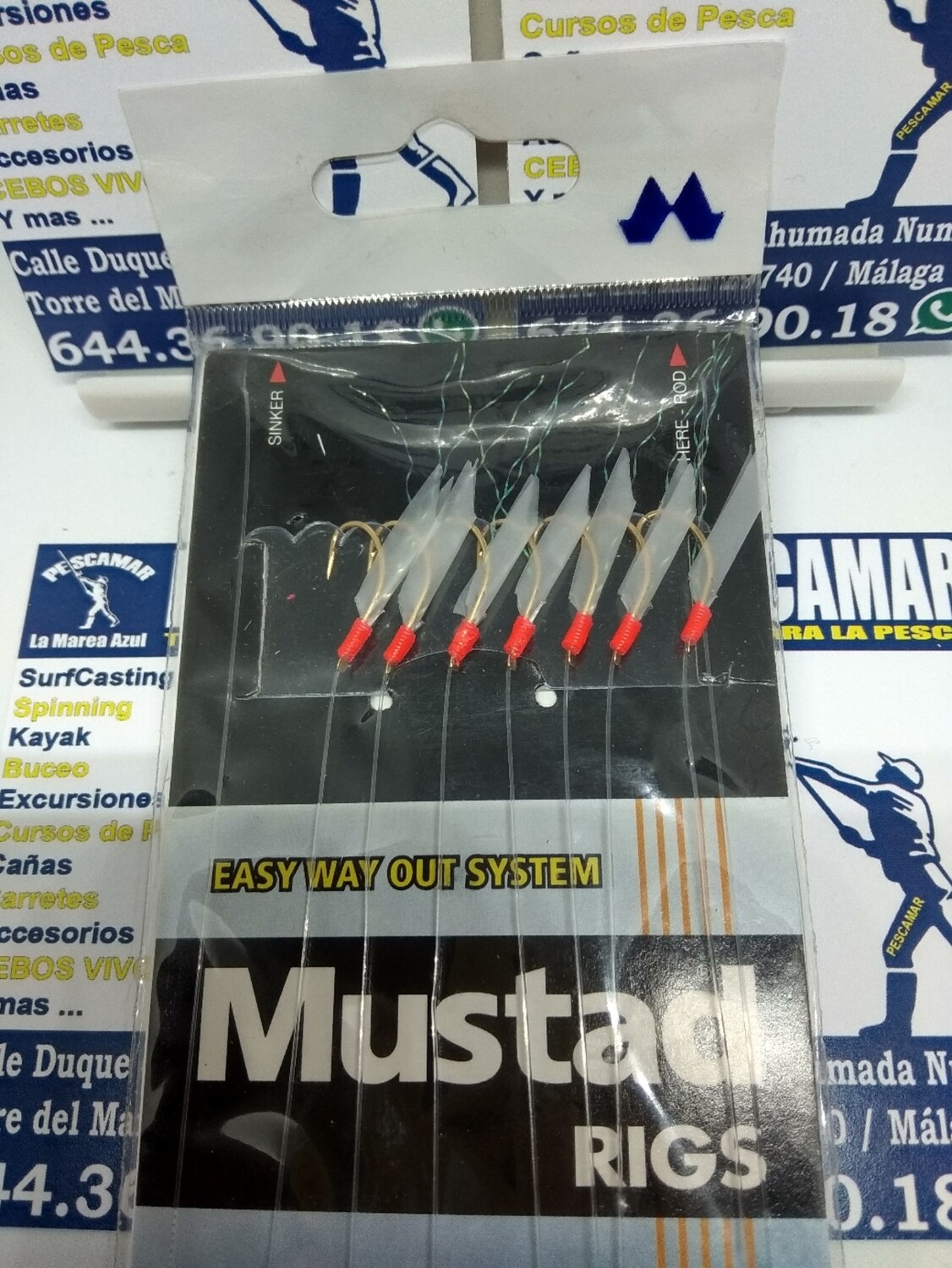 Plumilla Mustad - num6 - 7anz