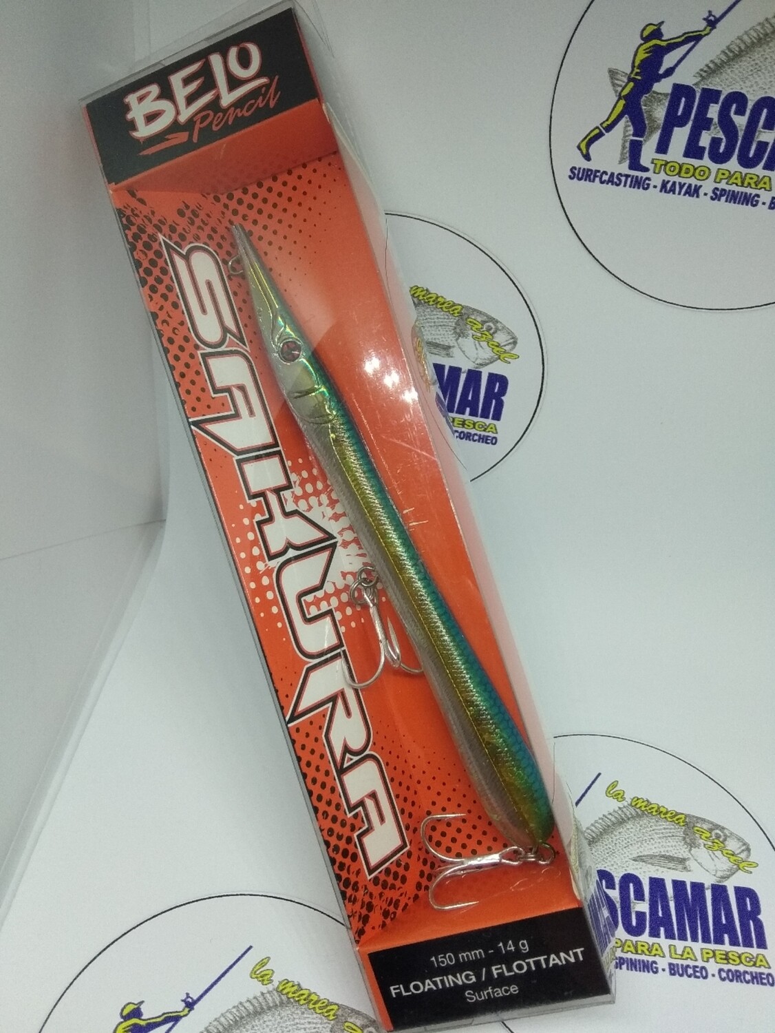 Paseante Sakura Belo Pencil 1500mm - 14gr - Floting - alburno spain special