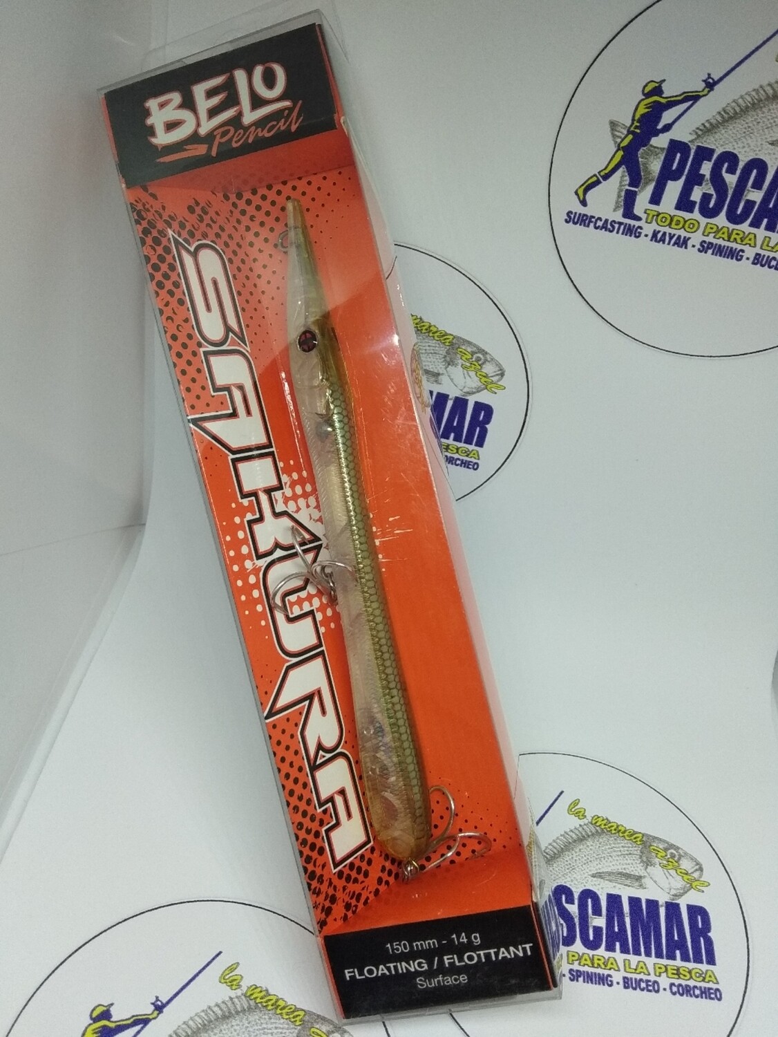 Paseante Sakura Belo Pencil 1500mm - 14gr - Floting - ghost lancon