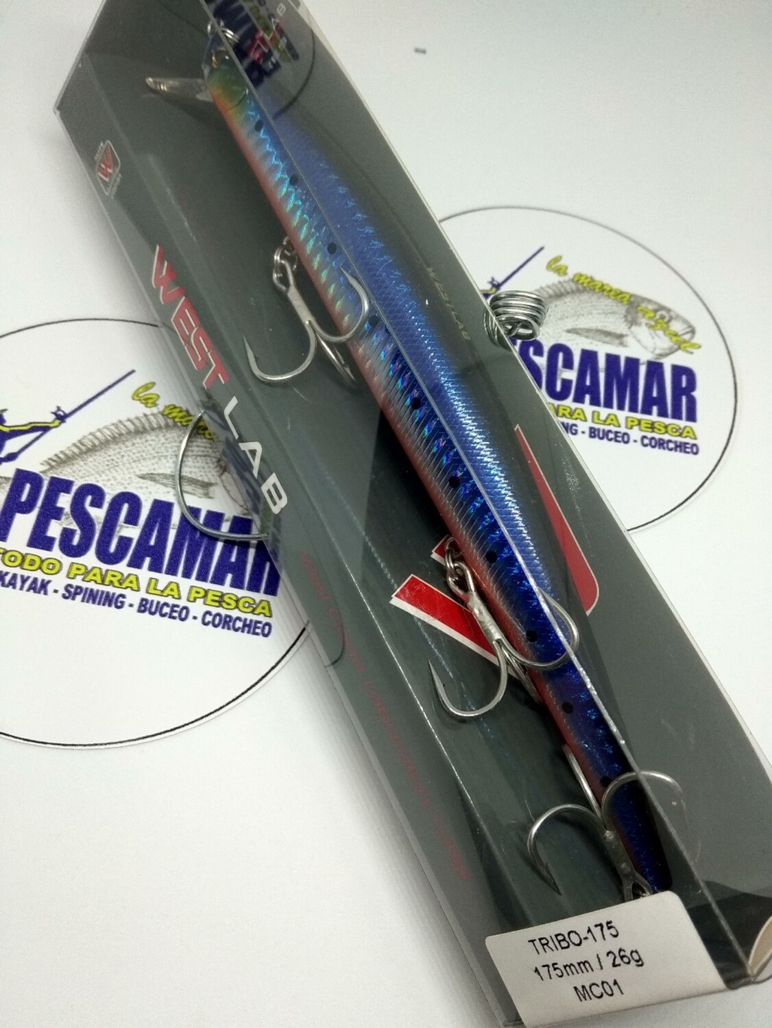 Paseante WestLab Tribo175mm - 26gr - color MC01