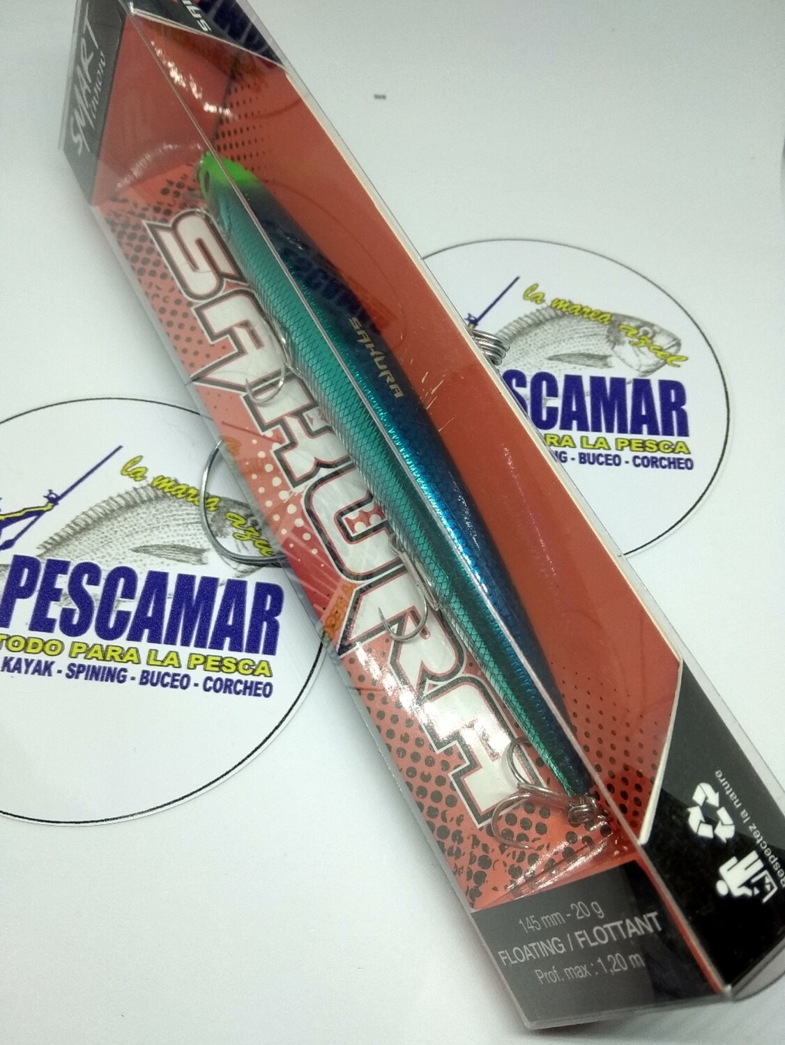 Paseante Smart innow Sakura 145mm - 20gr - floating 1,20mt prof