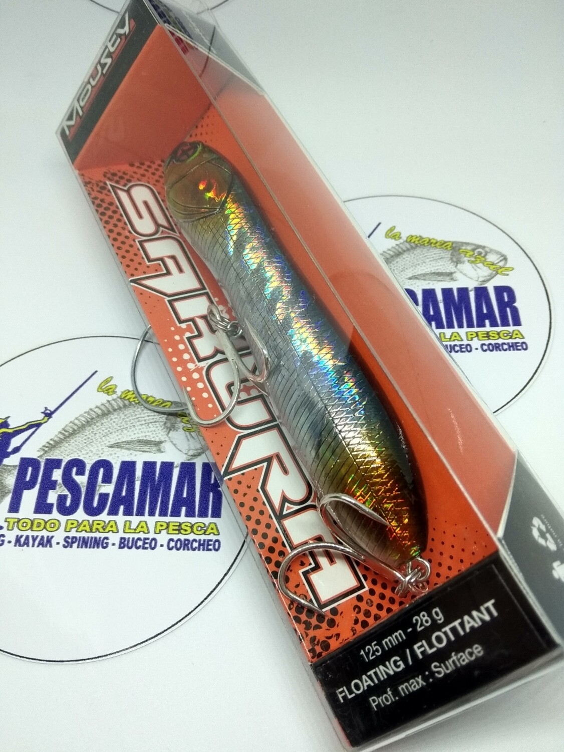 Paseante Mousty Sakura 125mm - 28gr - Floating