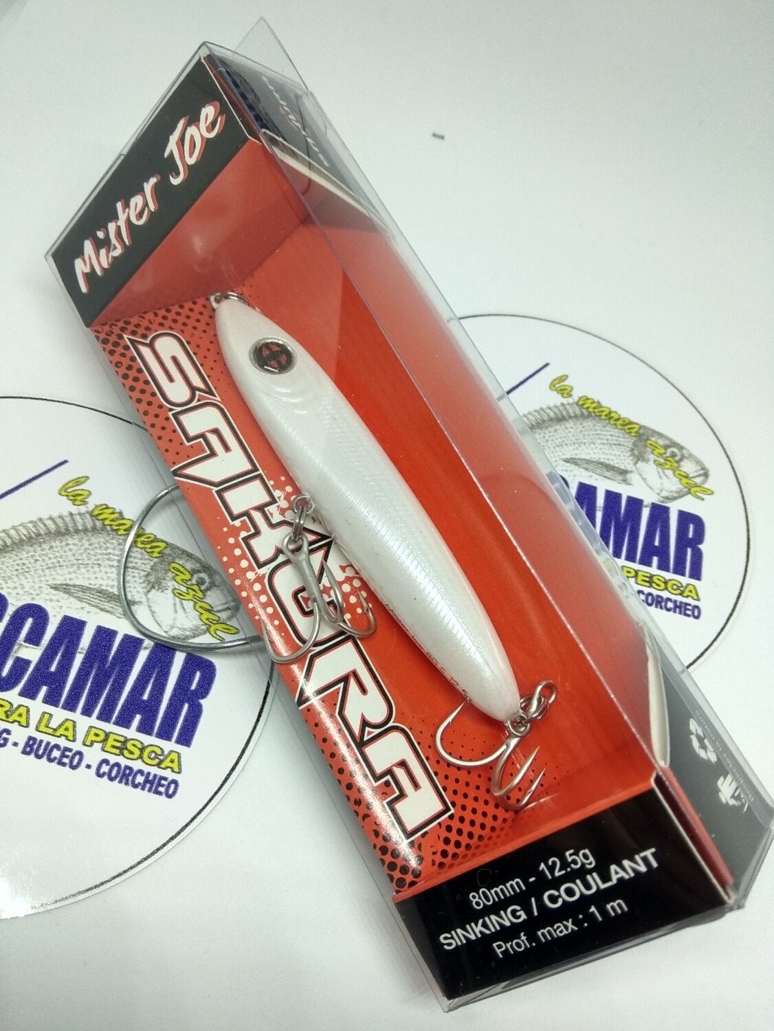 Paseante MisterJoe Sakura 80mm - 12,5gr - sinking 1mt Profmax - col P06