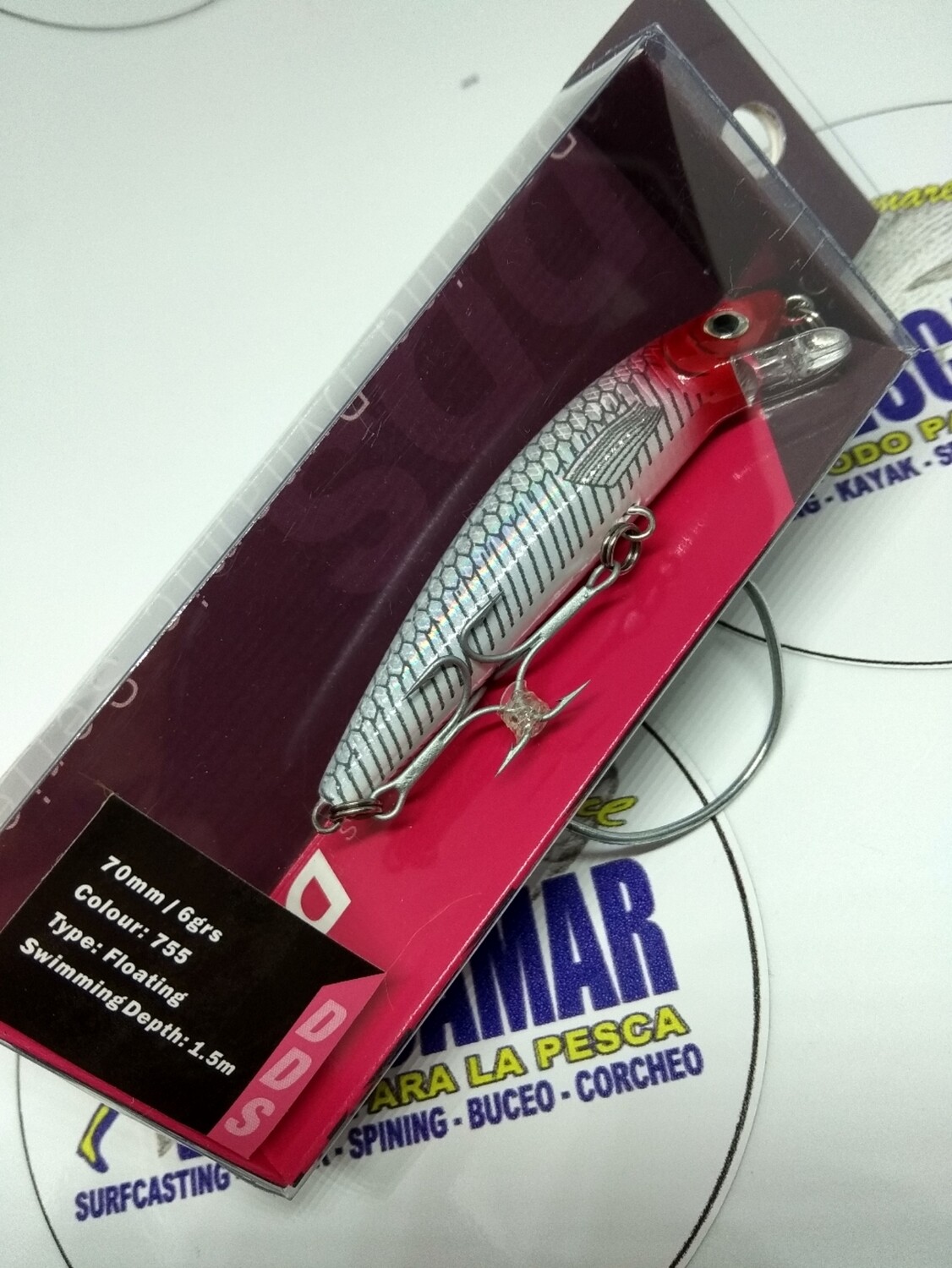 Paseante Duraflot 70mm - 6gr - floating 1.5mt - col 755
