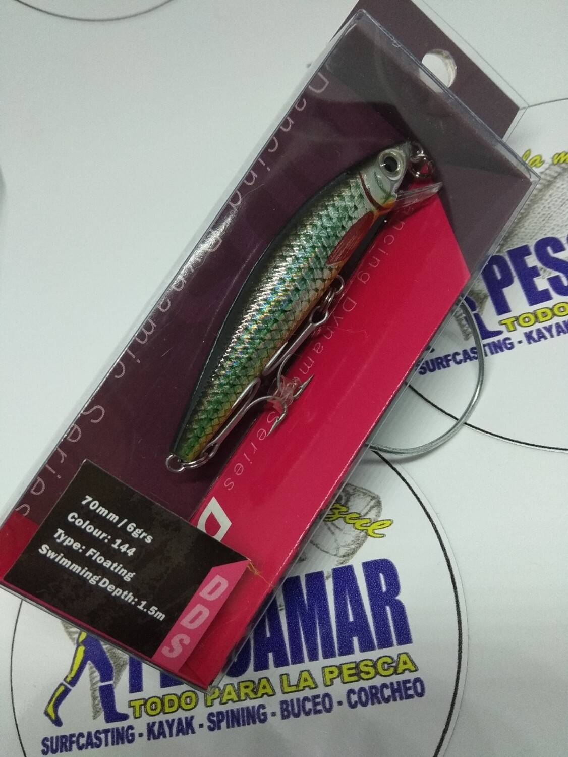 Paseante Duraflot 70mm - 6gr - floating 1.5mt - col 144