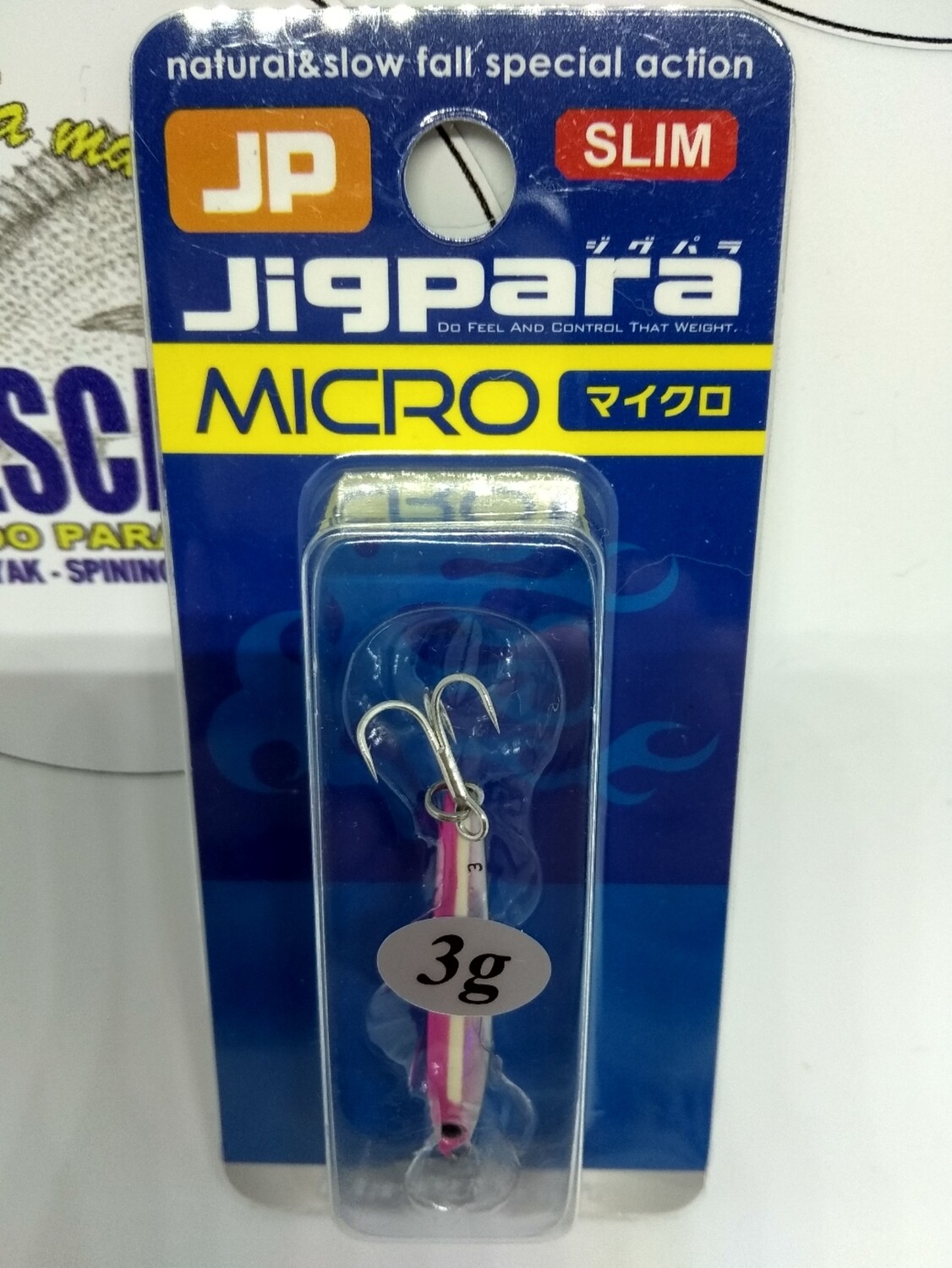 Jig jigpara slim 3gr - majorcraft - glow pink
