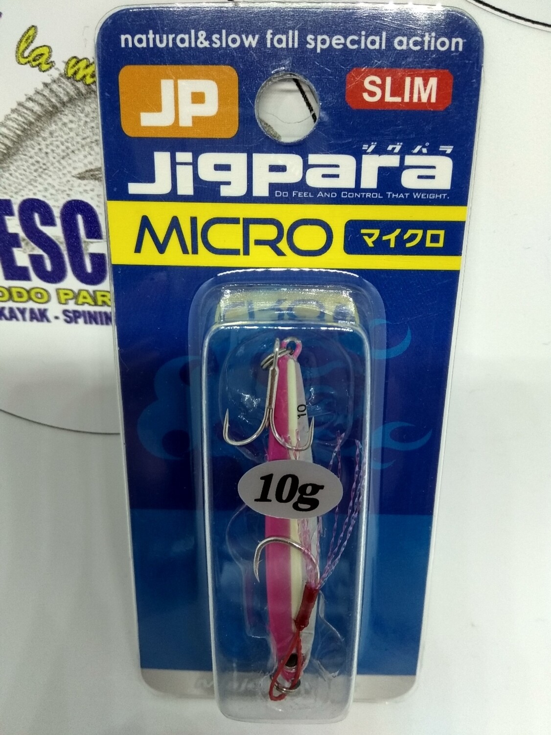 Jig jigpara slim 10gr - majorcraft - glow pink