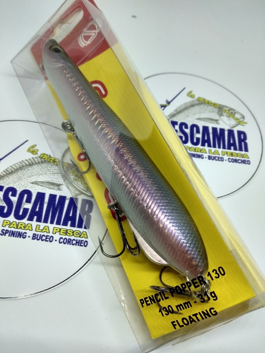 Paseante Popper swiwy 130mm - 31gr - floating - color L35