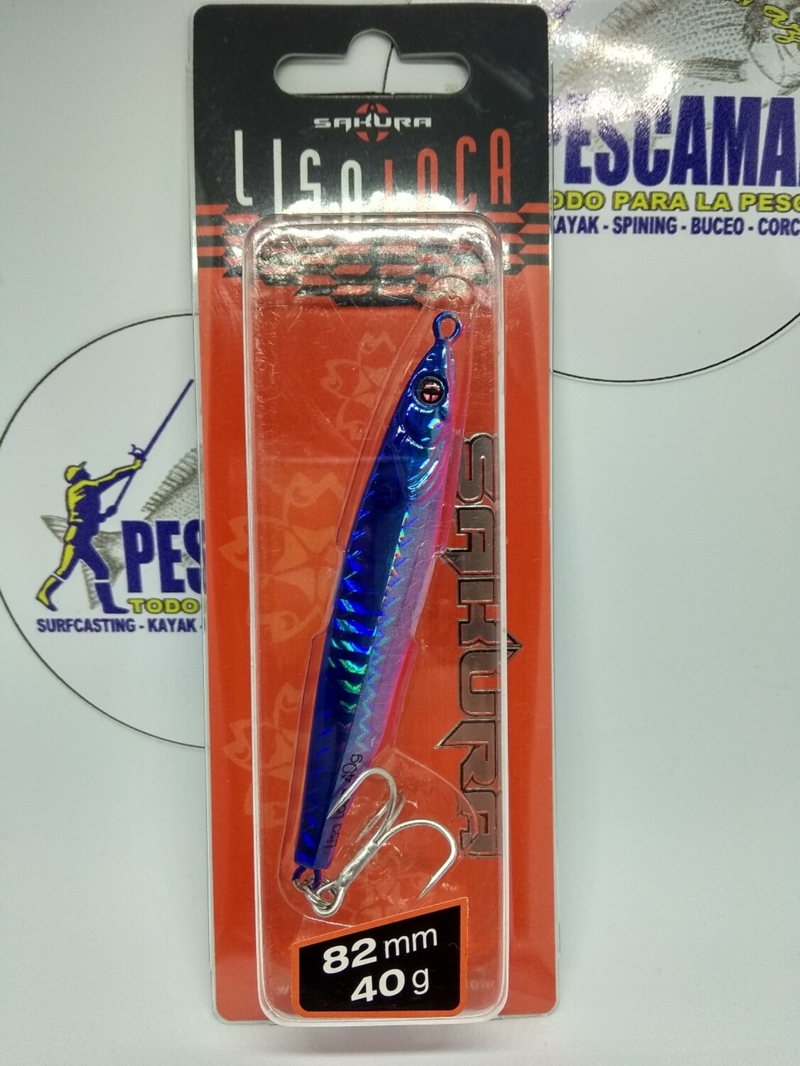 Jig Lisaloca Sakura 82mm - 40gr - color LL08