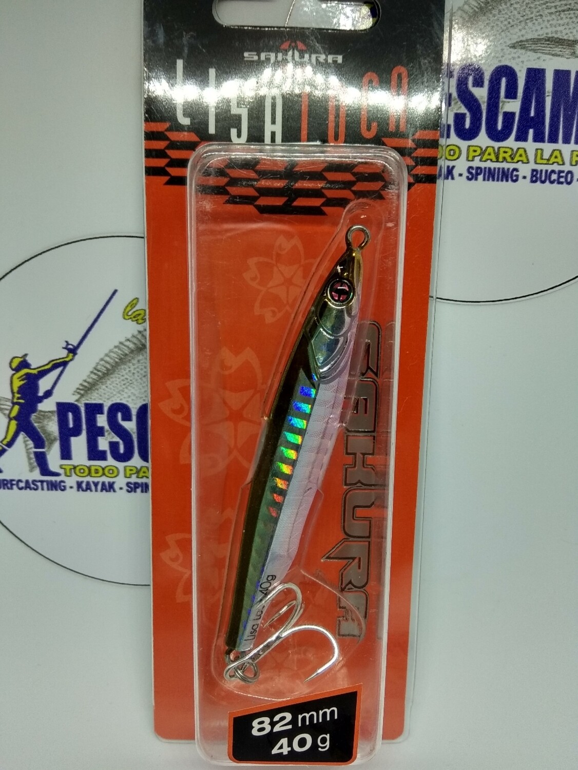 Jig Lisaloca Sakura 82mm - 40gr - color LL04