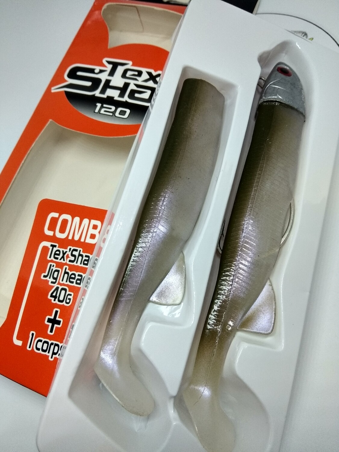Jig Head Combo TexShad 120mm - 40gr - color08