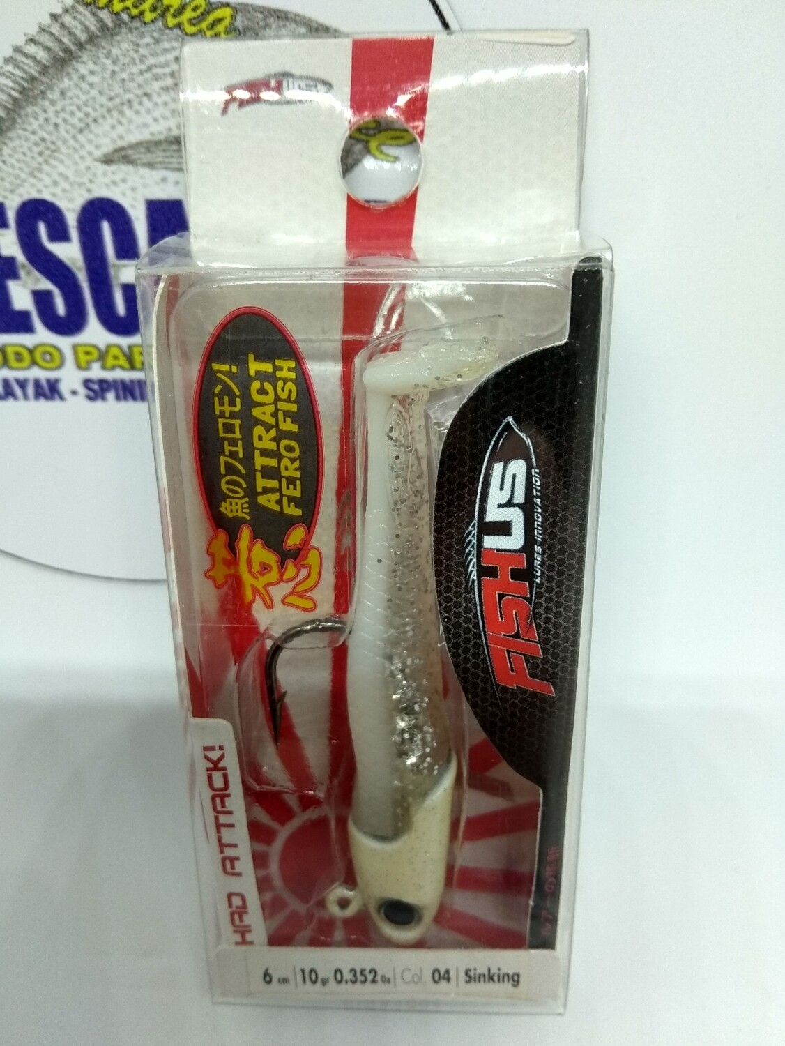 Jig Head fishus 6cm - 10gr - color 04