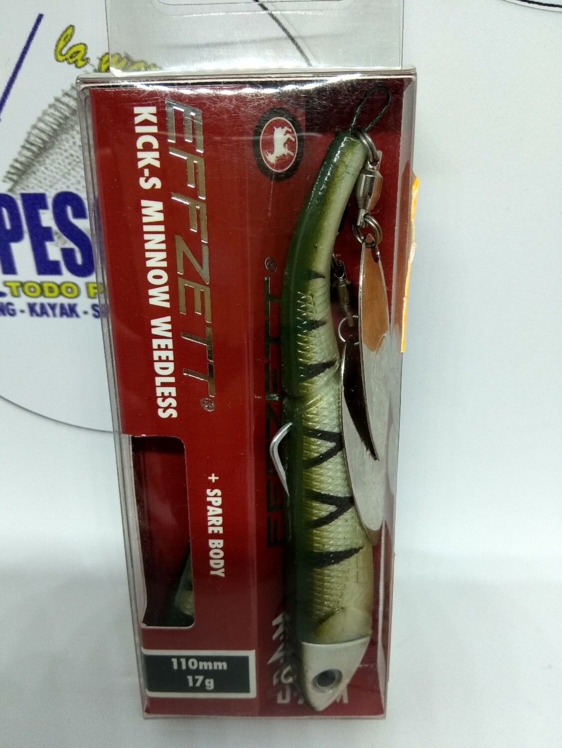 Jig Head Effzett kick 110mm - 17gr - perch