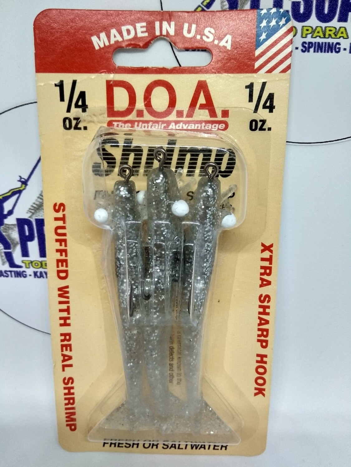 Jig Head DOA Gamba 1/4oz - 3unid