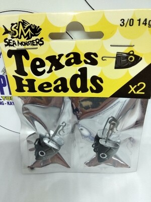 Cabeza 14gr - 2unid - 3/0 - Texas Head