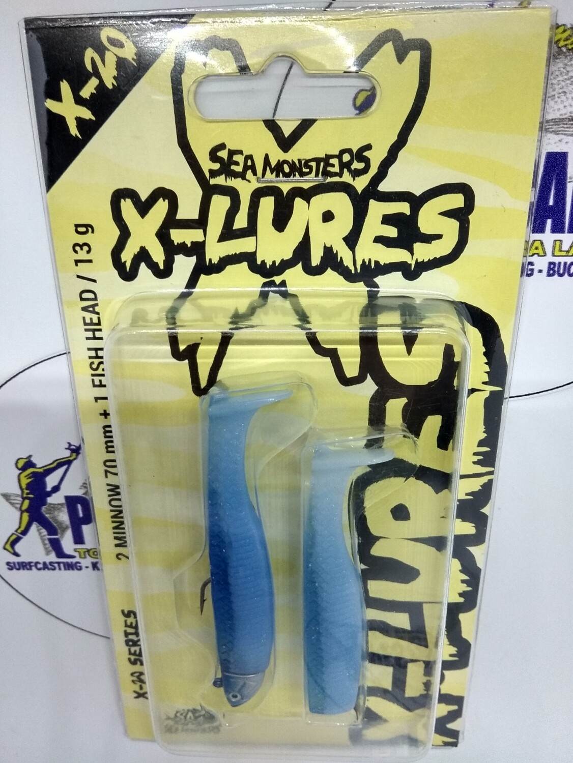 Jig Head XLures 70mm - 1+2 - 13gr - Color Dark Blue Set