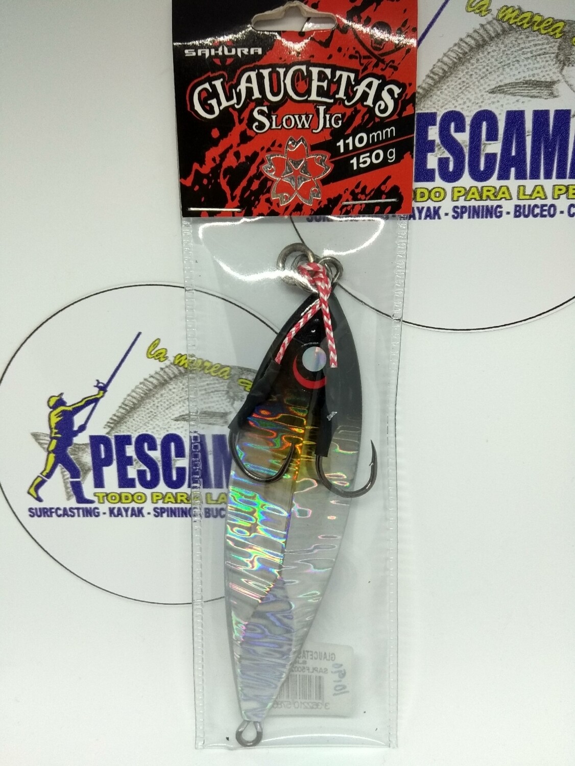 Jig Sakura Glaucetas 110mm - 150gr - Color SJ01 - Slow jig