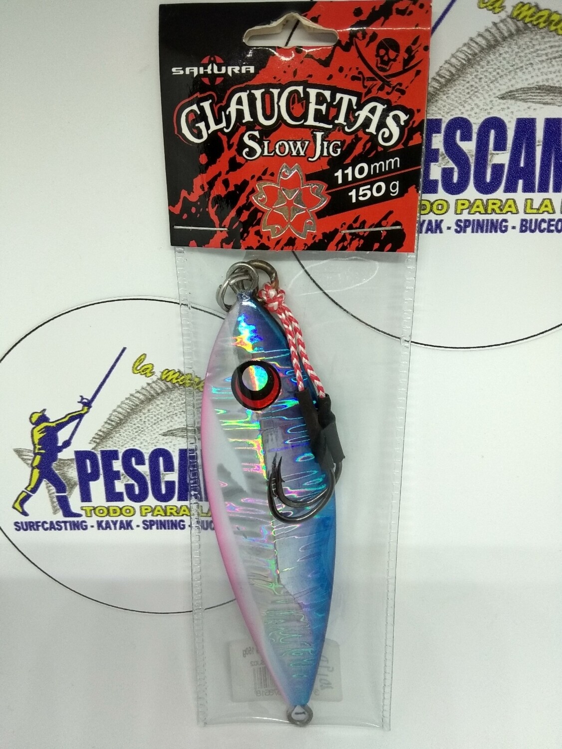 Jig Sakura Glaucetas 110mm - 150gr - Color SJ02 - Slow jig