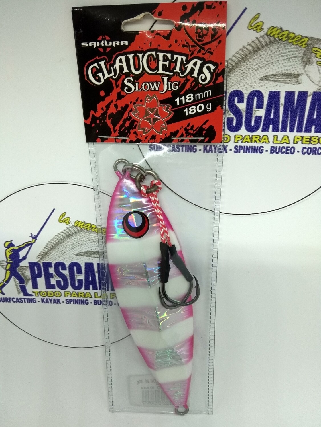 Jig Sakura Glaucetas 118mm - 180gr - Color SJ04 - Slow jig
