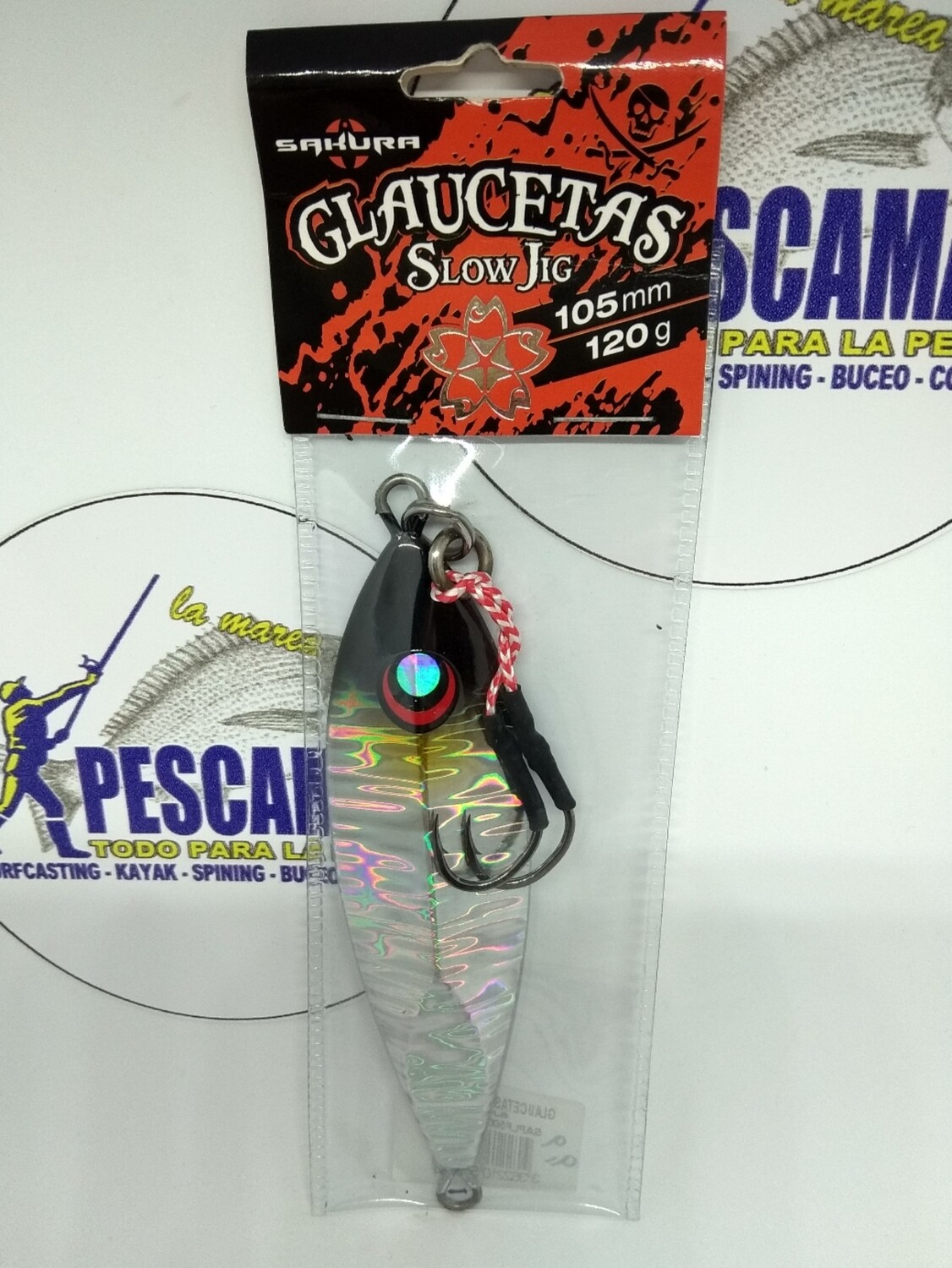 Jig Sakura Glaucetas 105mm - 120gr - Color SJ01 - Slow jig