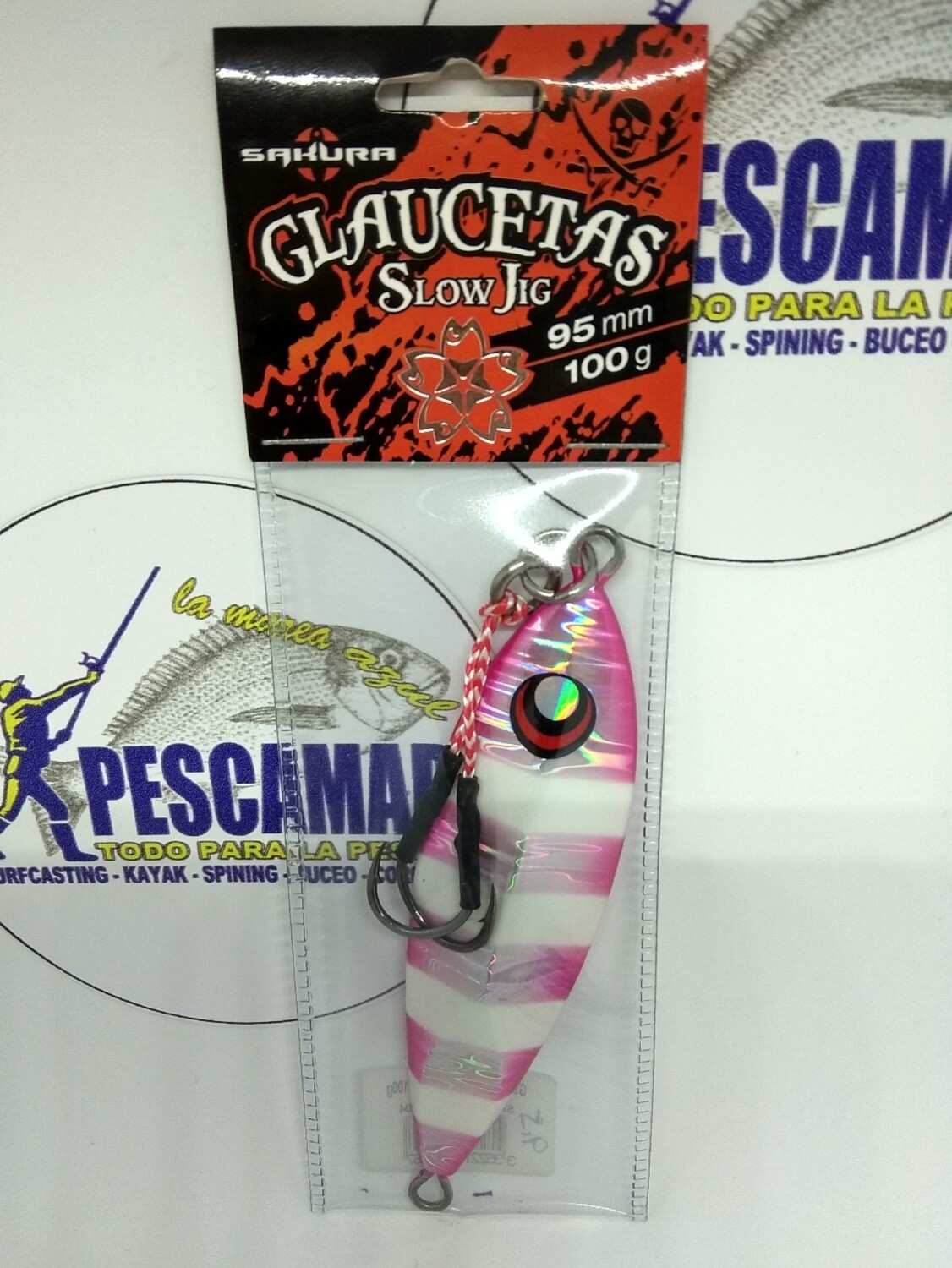 Jig Sakura Glaucetas 95mm - 100gr - Color SJ04 - Slow jig