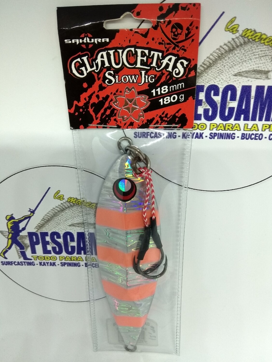 Jig Sakura Glaucetas 118mm - 180gr - Color SJ03 - Slow jig