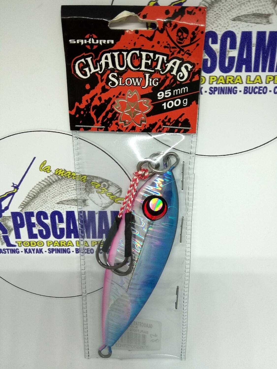 Jig Sakura Glaucetas 95mm - 100gr - Color SJ02 - Slow jig