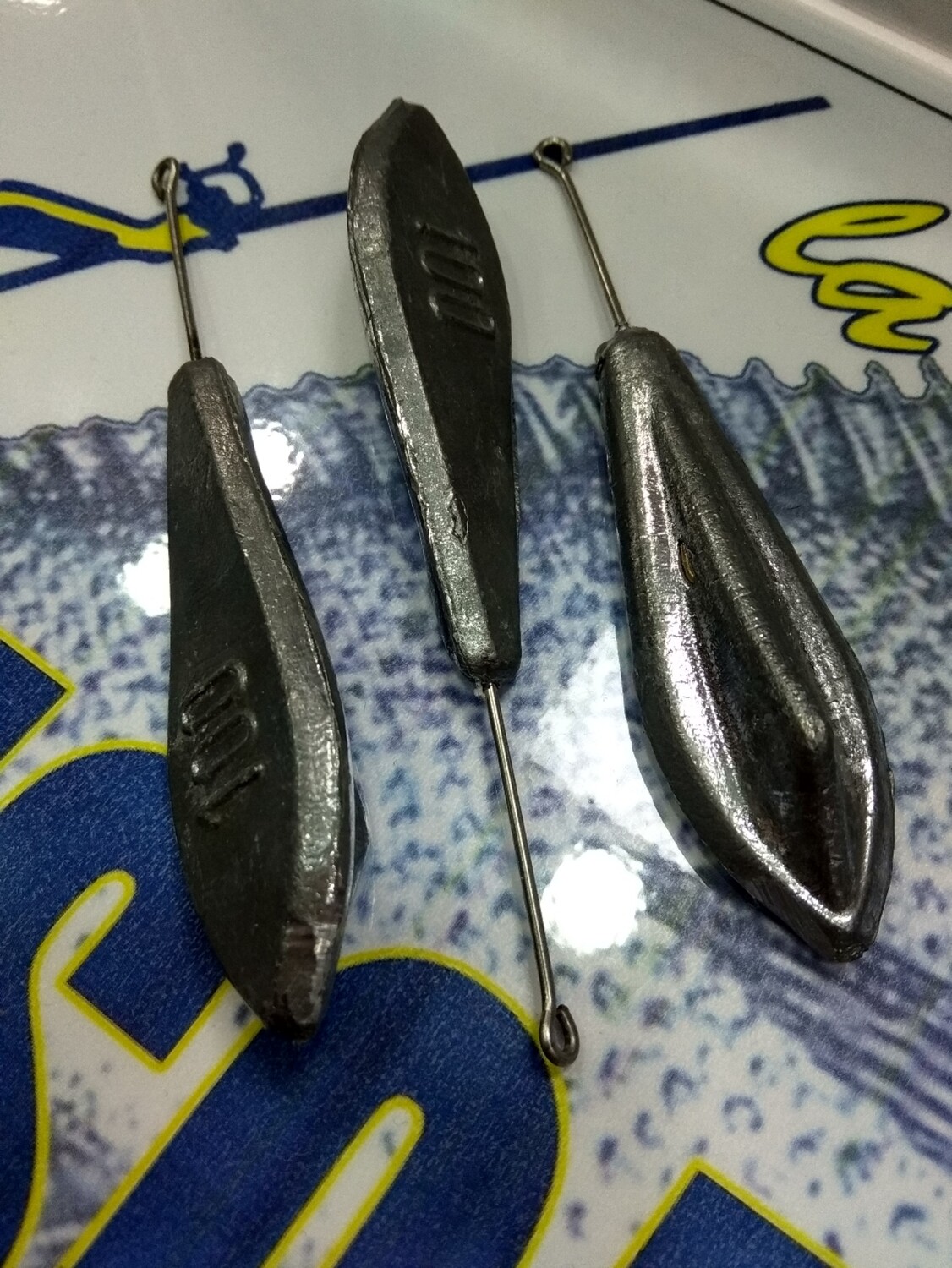 Plomo 100gr Torpedo plano