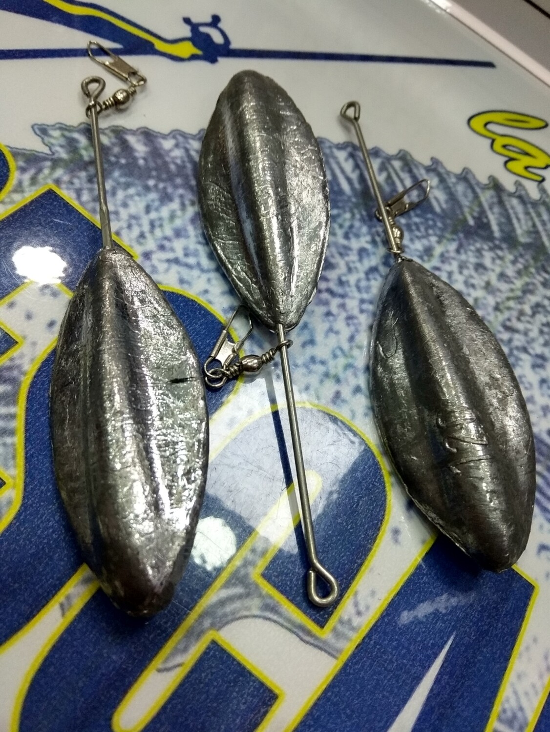 Plomo 120gr Plancha aletas