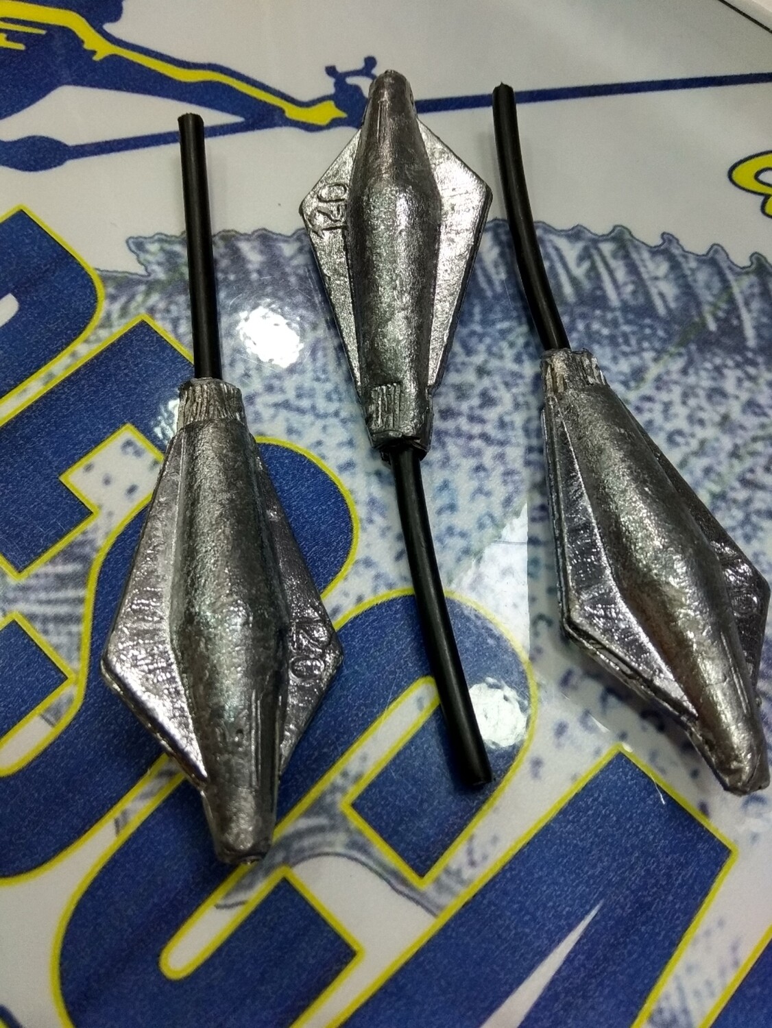 Plomo 120gr Aletas pasante