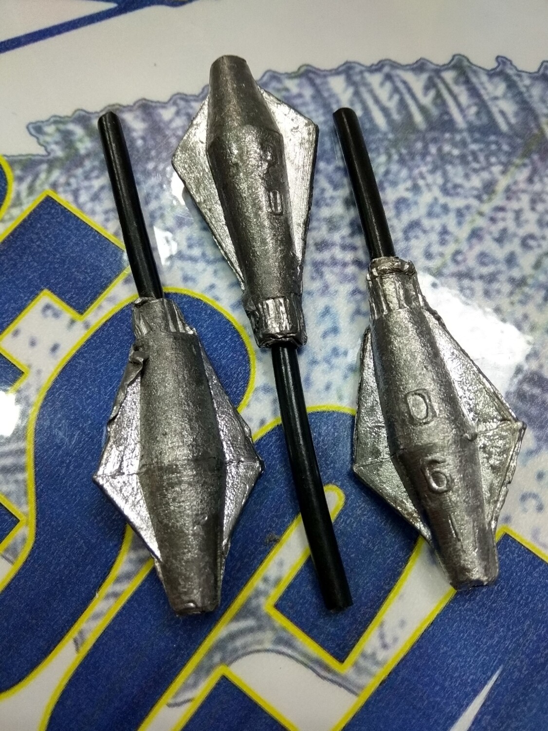Plomo 55gr Aletas pasante