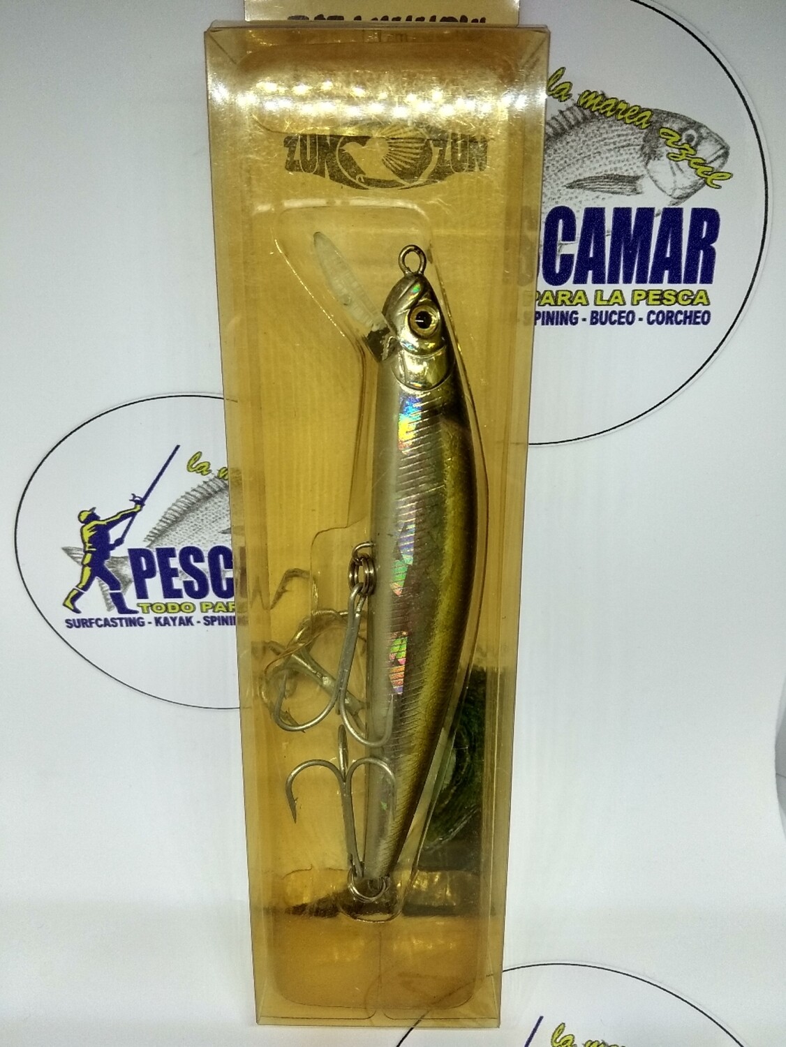 Paseante ZunZun 11cm - 17gr - color GP - Bat Minnow