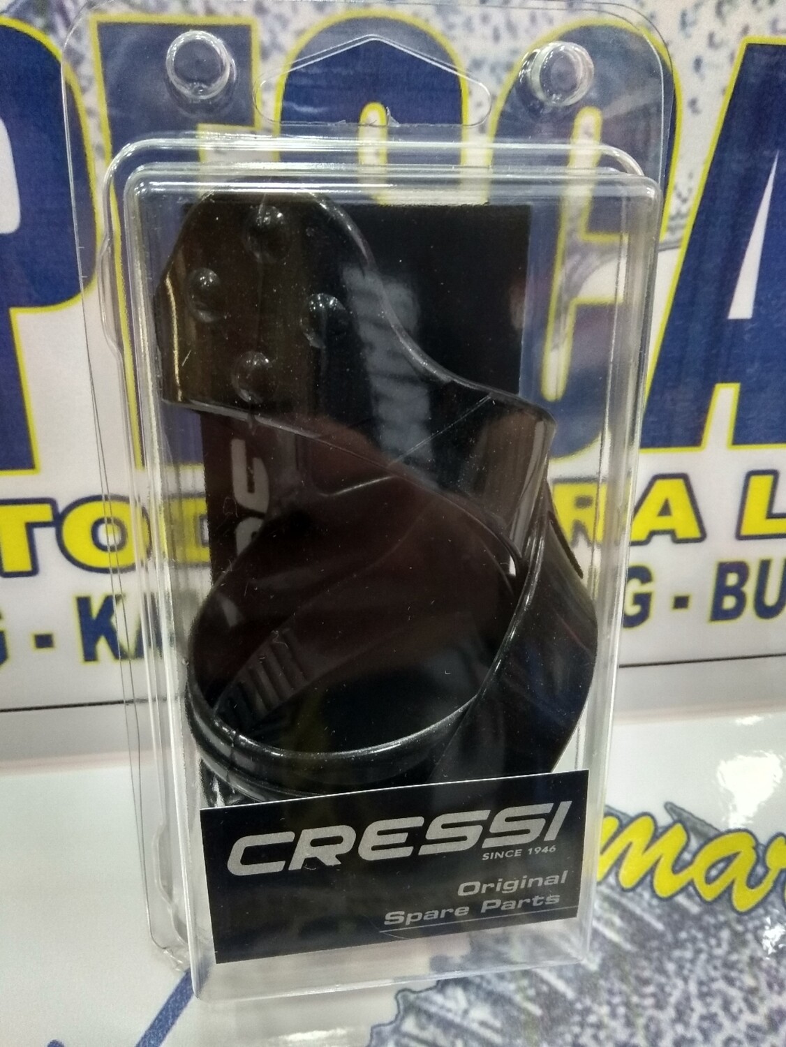Cinta para mascara profesional - Color Negro - Cressi