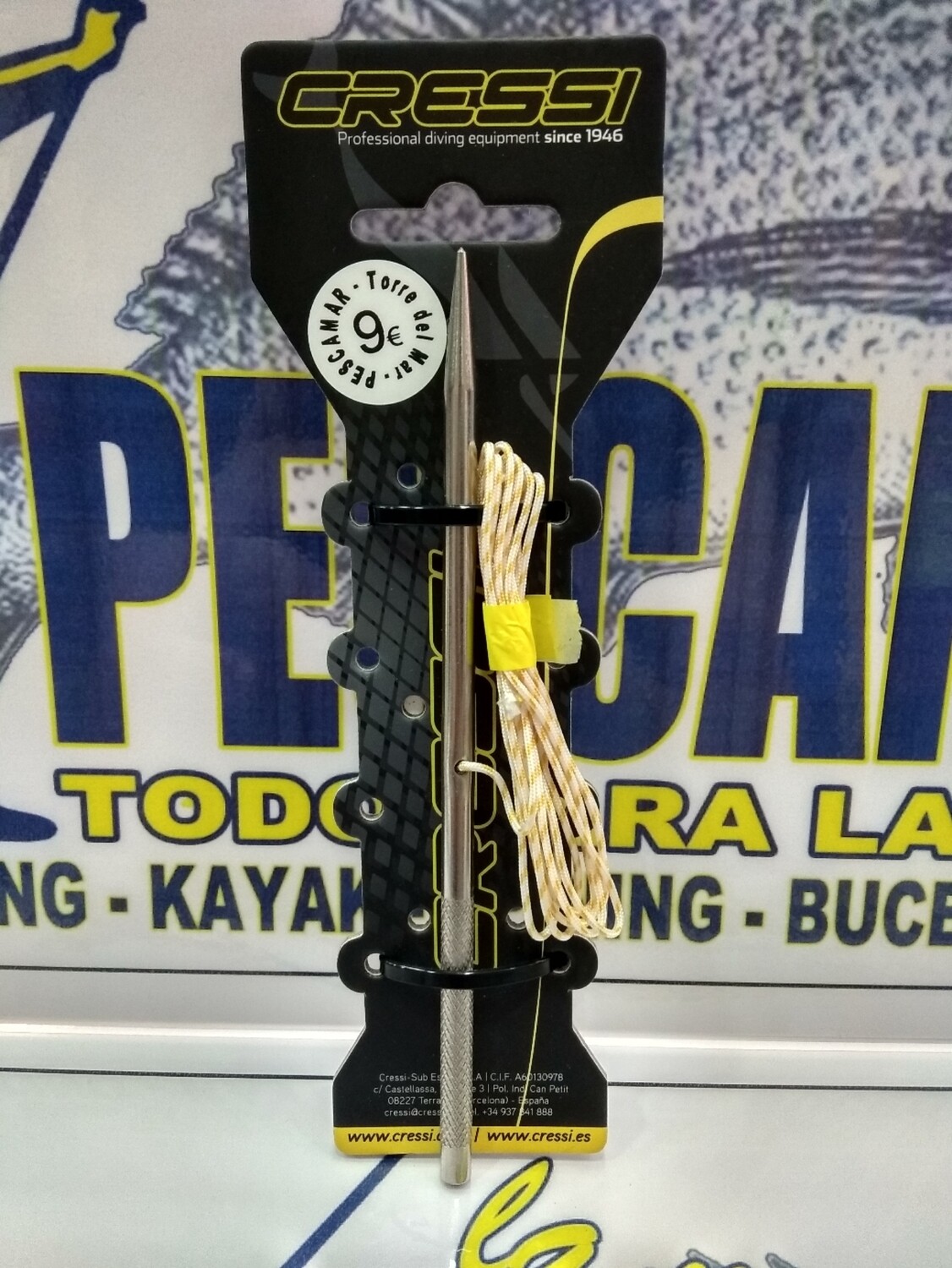Aguja pasa peces Inox - 17cm - Cressi