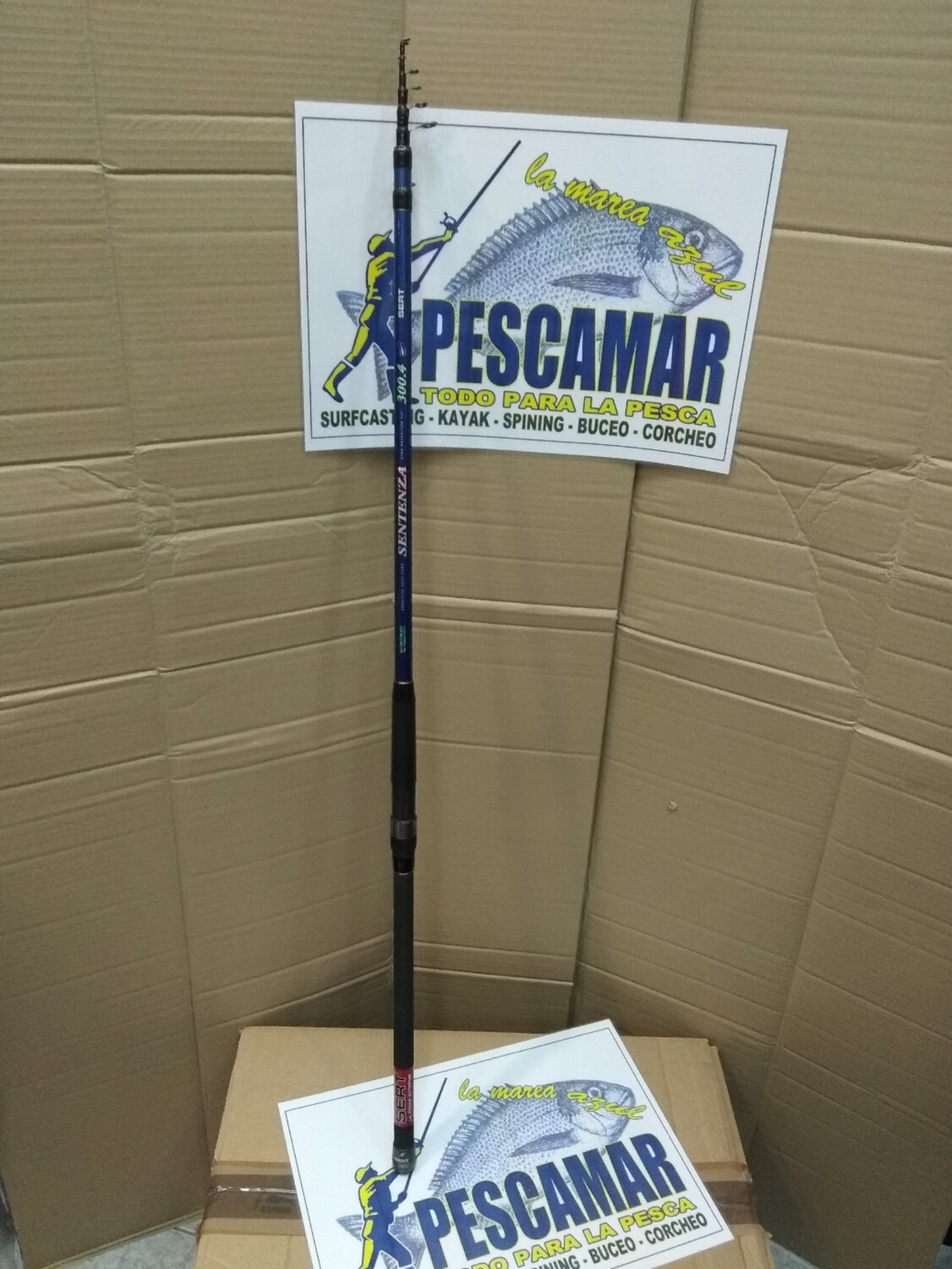 Caña 3.00mtr Sert Sentenza Telescop Carbon - Ac100gr