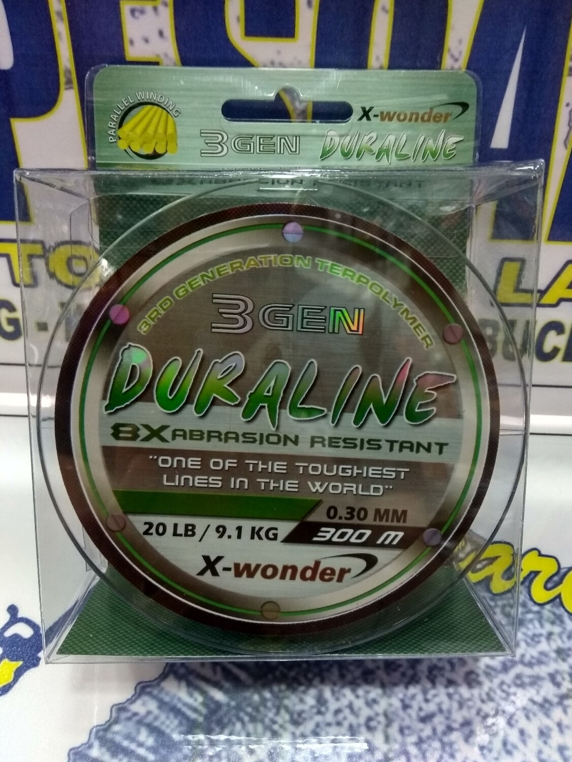 Linea 300mt - 0.30mm - 9.10kg - xwonder - duraline