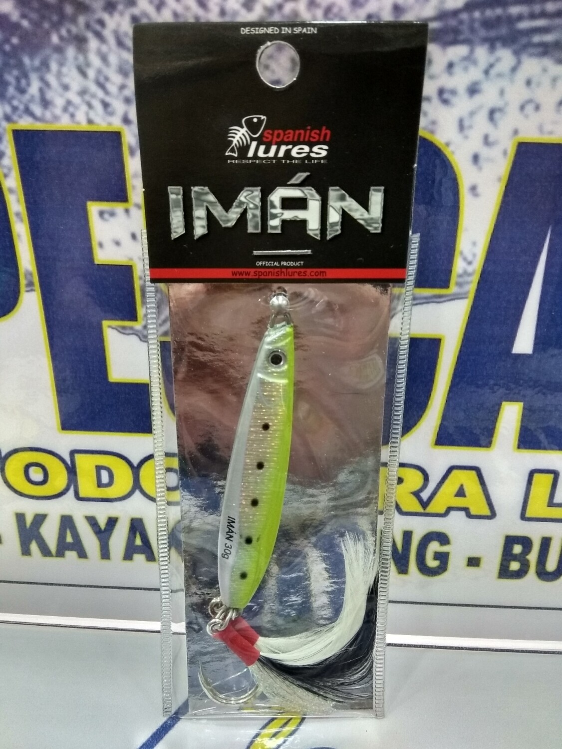 Jig Iman 30gr - Col Chartreuse - Spanish Lures